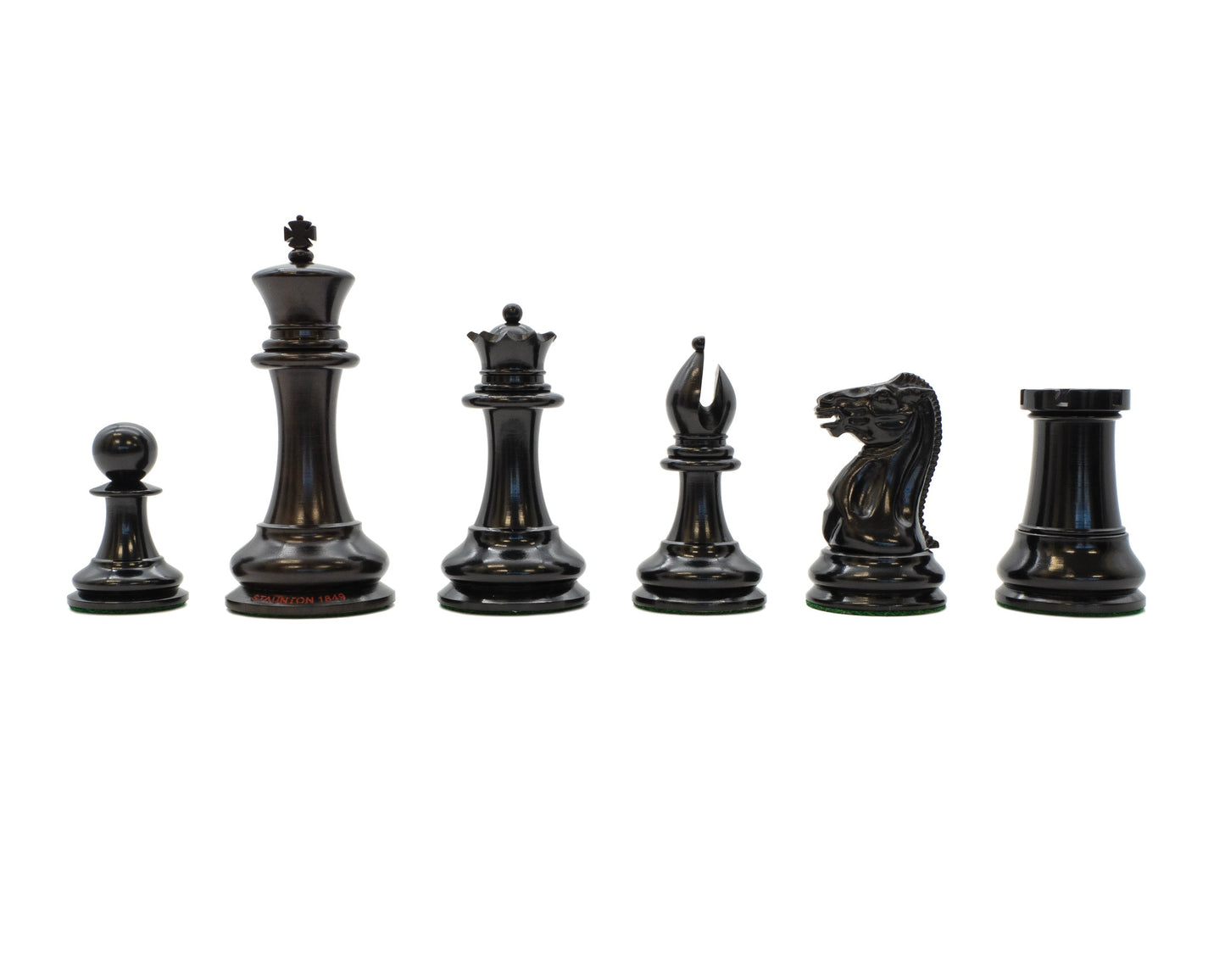 1849 Staunton Reproduction Chess Pieces and Mahogany Box
