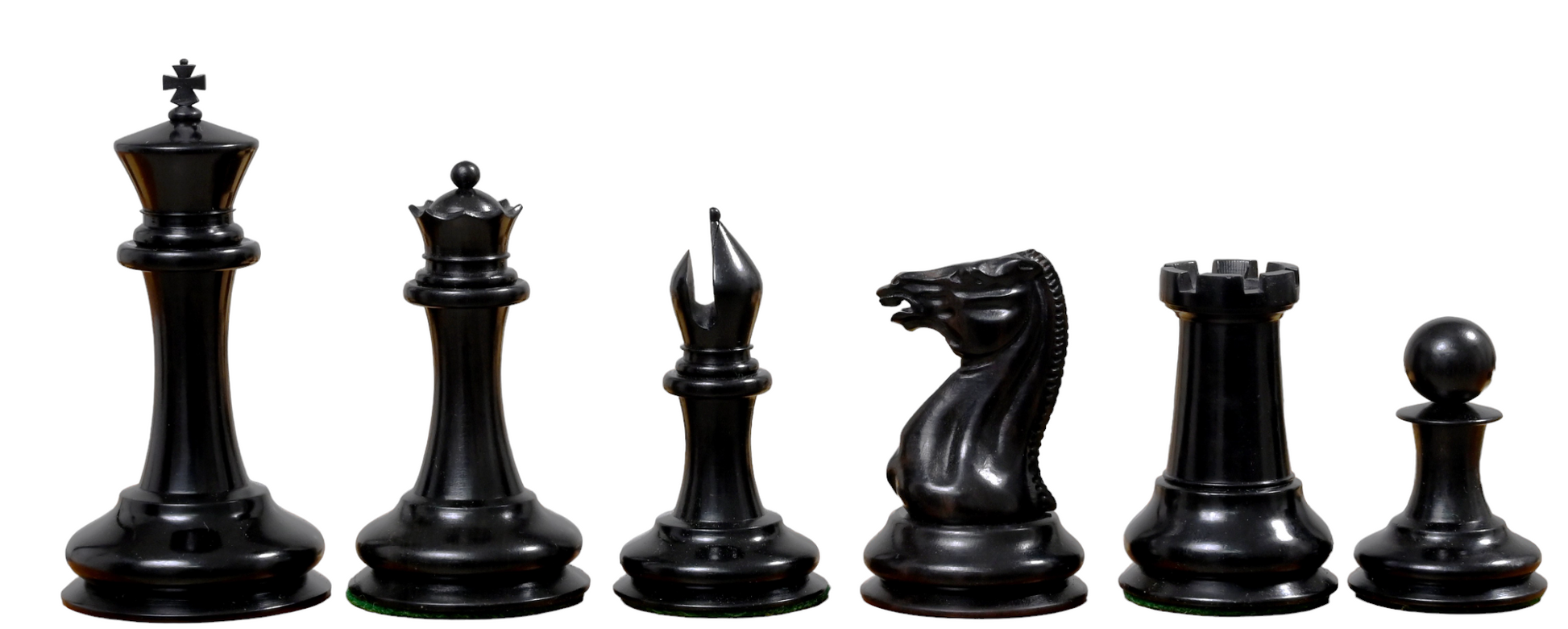 1850 London Boxwood and Ebony 3.5 Inch Replica Chessmen - Official Staunton™