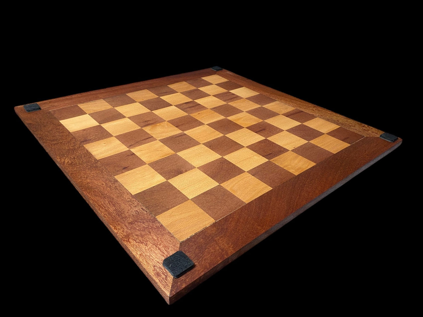 21 Inch Aged Vintage Styled Solid Wood Chess Board