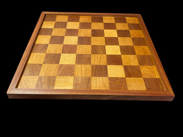 Antique Reproduction Mahogany Framed Chessboard