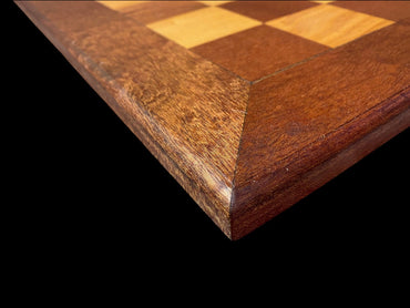 21 Inch Aged Vintage Styled Solid Wood Chess Board