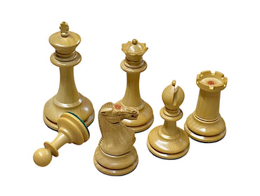 1862 Reproduction Chess Pieces and Mahogany Box
