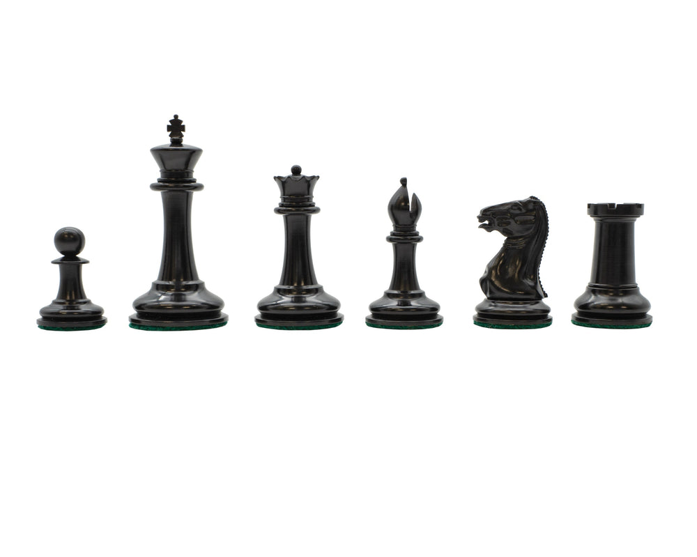 1849 Cooke 3.5" Reproduction Boxwood Chessmen
