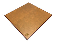 18" Italian Rosso Eco Leather Chess Board - Official Staunton™ 
