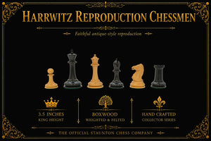 Harrwitz Reproduction Chessmen