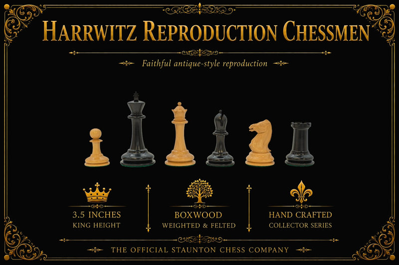Harrwitz Reproduction Chessmen