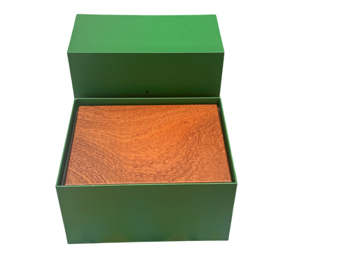 Large Solid Mahogany Hinged Chess Box