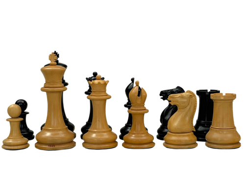 1849 Staunton Reproduction Chess Pieces and Mahogany Box