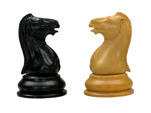1849 Staunton Reproduction Chess Pieces and Mahogany Box
