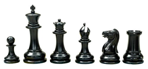 1849 Staunton Reproduction Chess Pieces and Mahogany Box