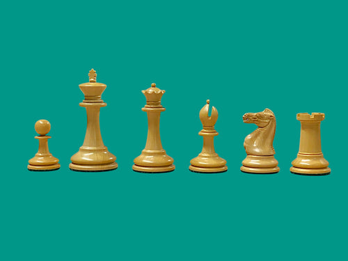 1862 Reproduction Chess Pieces and Mahogany Box
