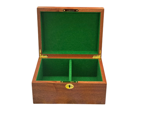 1849 Staunton Reproduction Chess Pieces and Mahogany Box