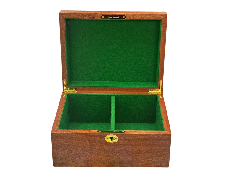 1849 Staunton Reproduction Chess Pieces and Mahogany Box
